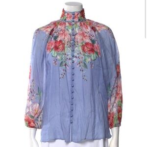 Zimmermann Floral Blouse 0